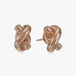 Kate Spade Sailors Knot Rose Gold Earrings